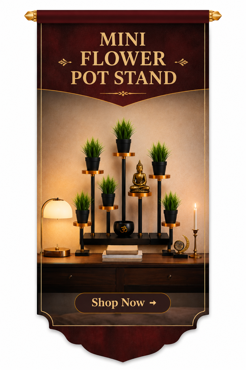 Mini Flower Pot Stand