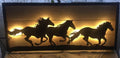 🐎 Majestic Running Horses Backlit Wall Art