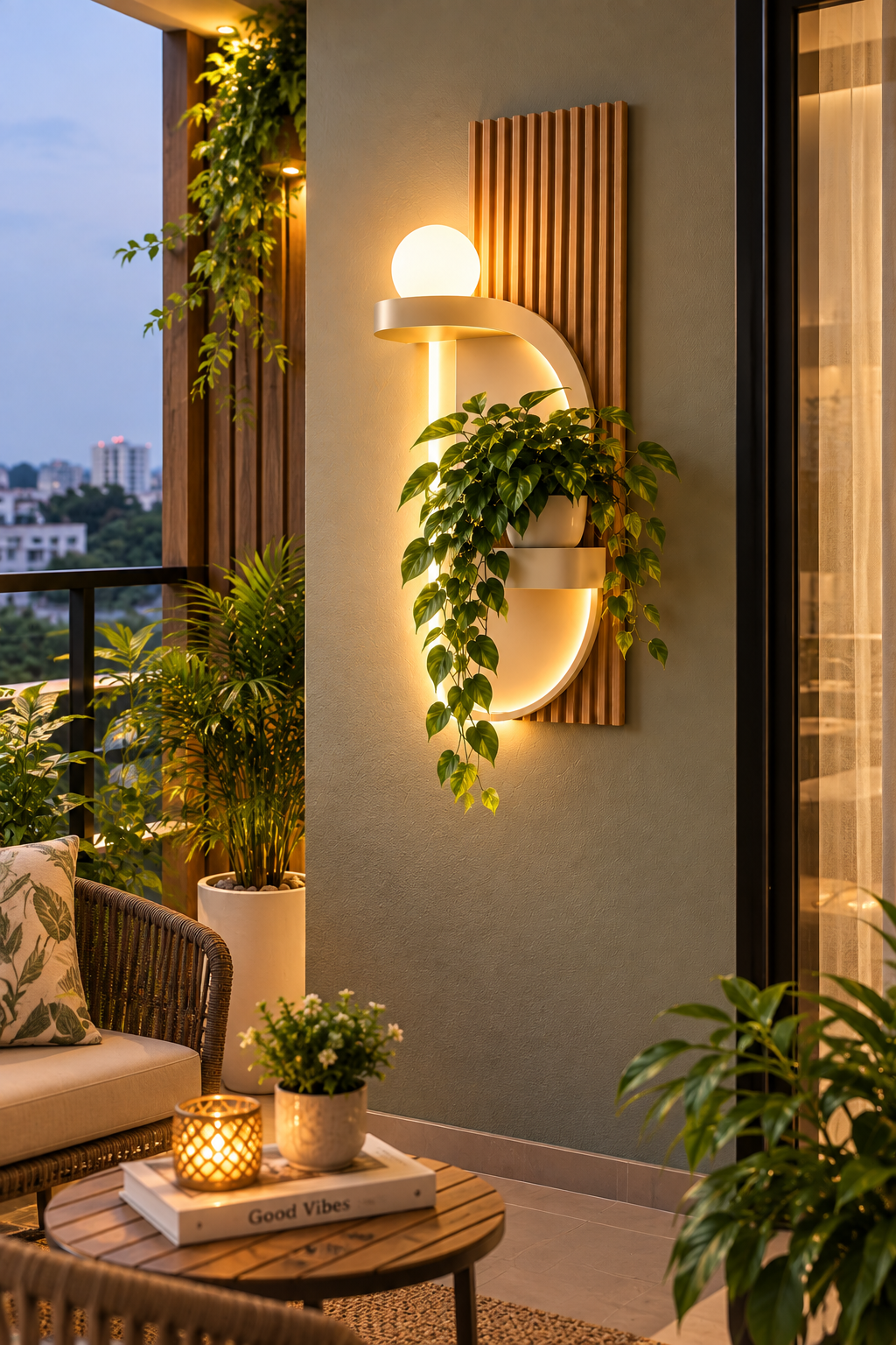 Luna LED Wall Art with Shelf (Copy)