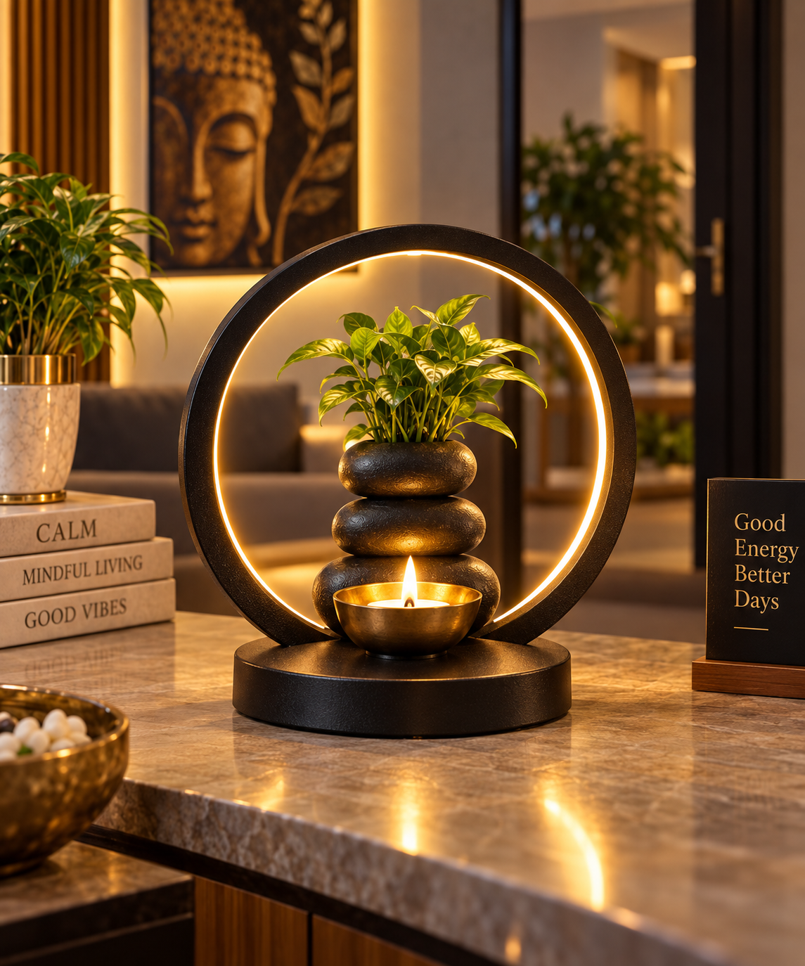 Zen Rock Mini LED Stand Lamp