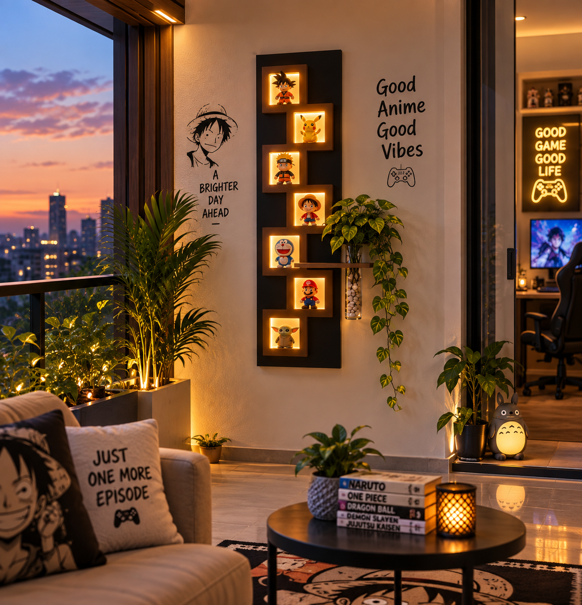 Owesco Wall Decor Decorative LED Modern Art