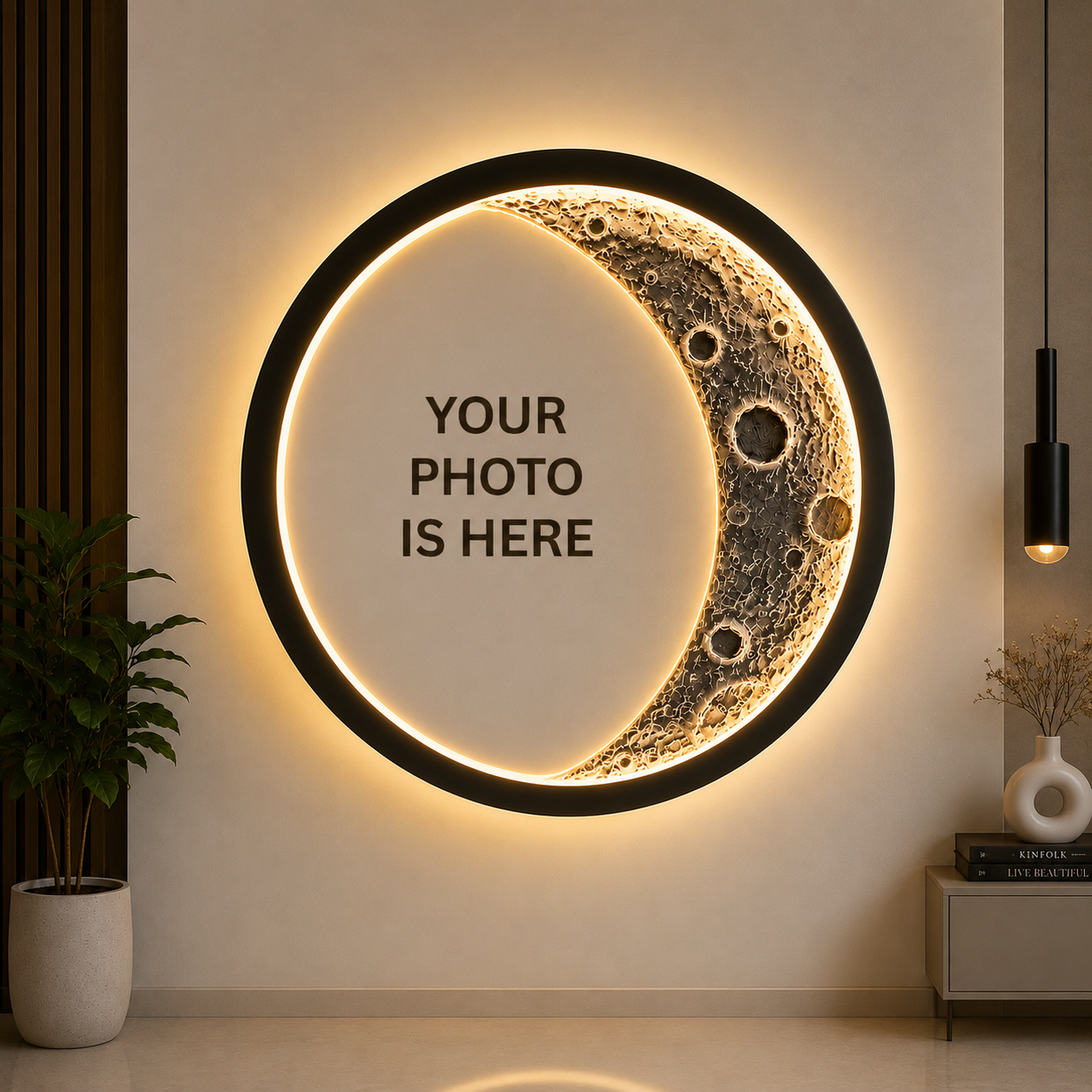 MoonGlow Custom Photo LED Wall Frame