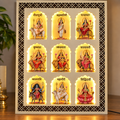 Navdurga 9 Forms LED Wall Art