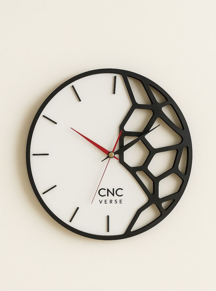 Modern Geometric Designer Wall Clock