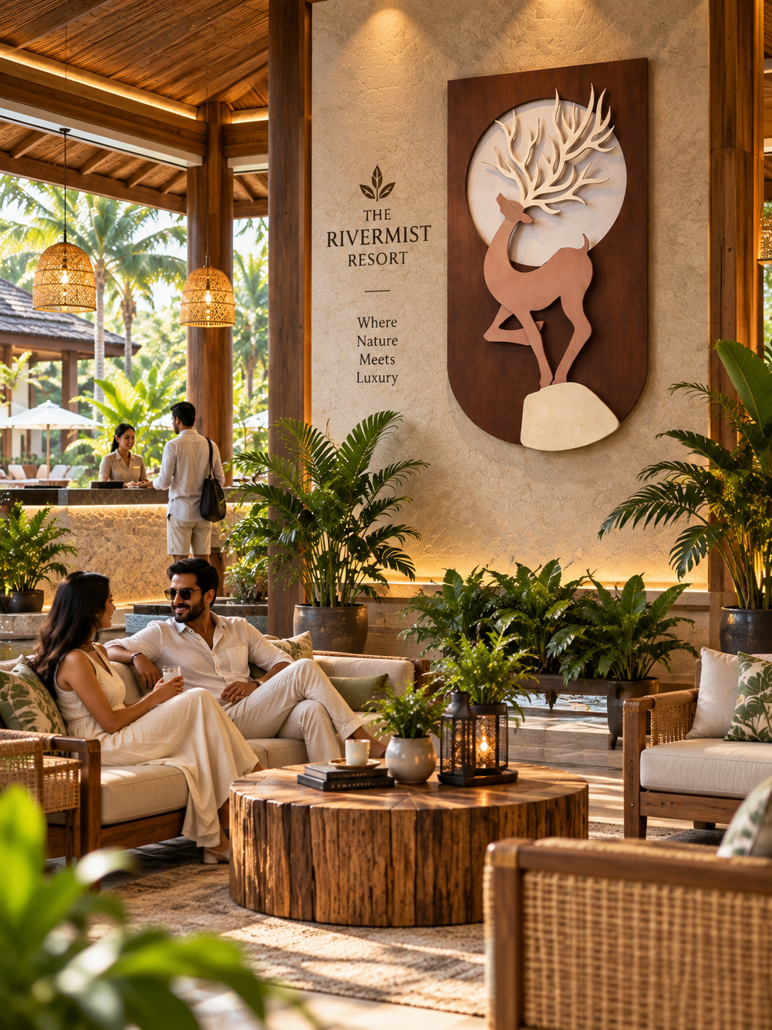 Premium Deer Wall Art for Café & Restaurant 🦌✨
