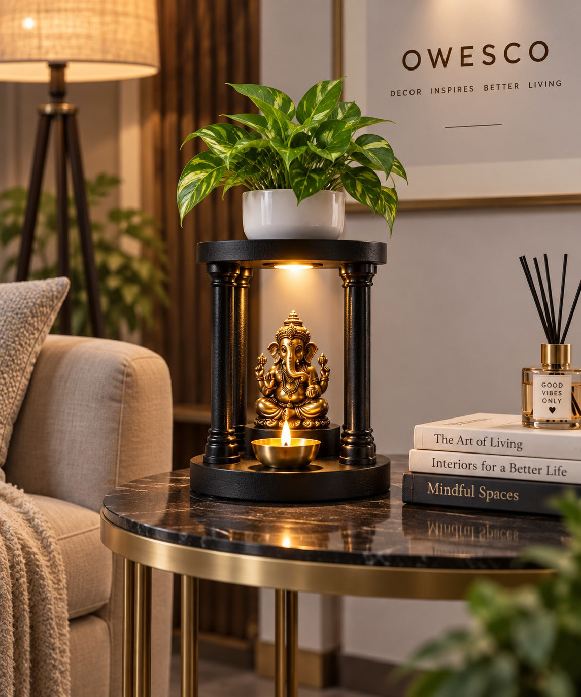 Luxury Office Pooja Décor Stand