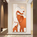 Royal Mother & Baby Elephant Wall Art