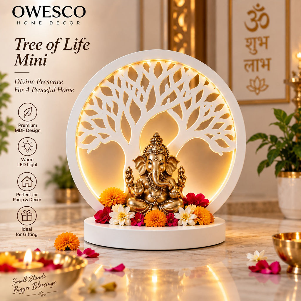 Divine Tree Ganesha LED Decor
