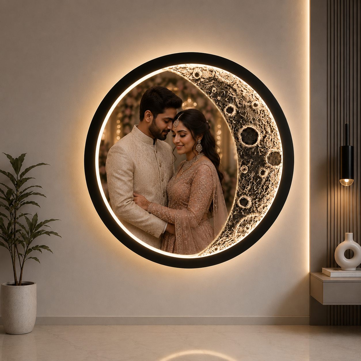 MoonGlow Custom Photo LED Wall Frame