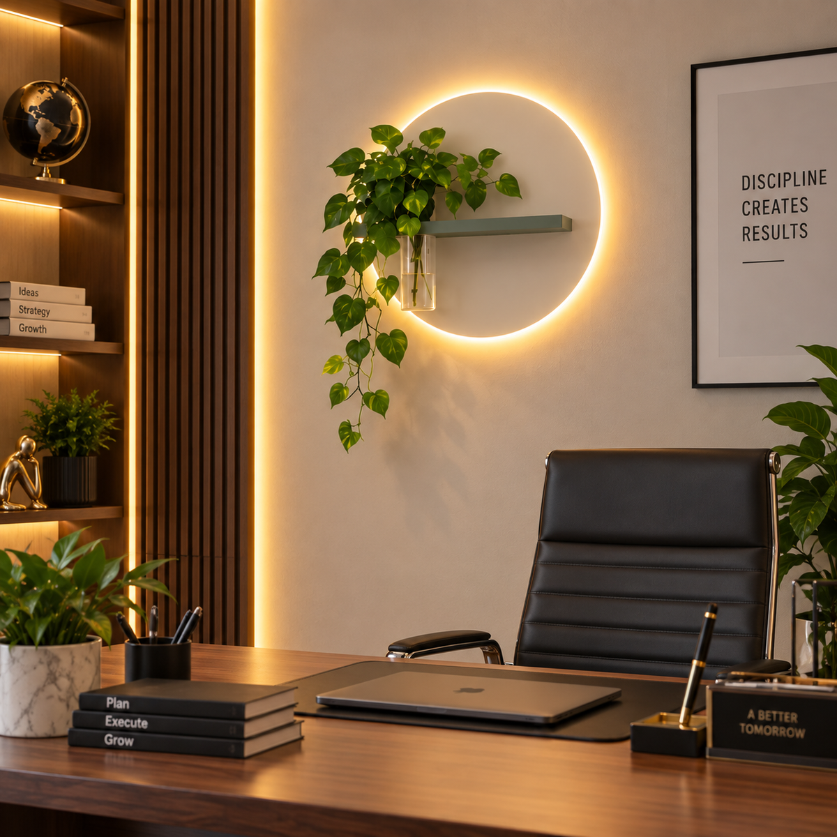 Owesco Wall Decor Decorative LED Modern Art