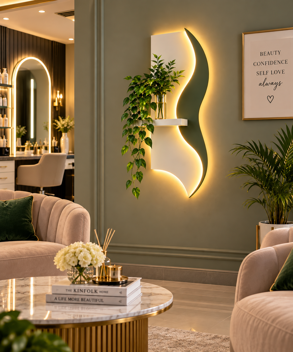 Aurora Veil LED Wall Decor