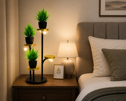 FT 11 Light Buddha Incense & Plant Stand Decor