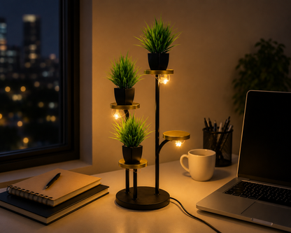 FT 11 Light Buddha Incense & Plant Stand Decor