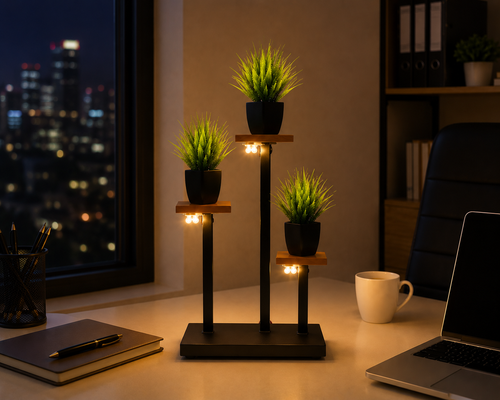 FT 12 Light Buddha Incense & Plant Stand Decor