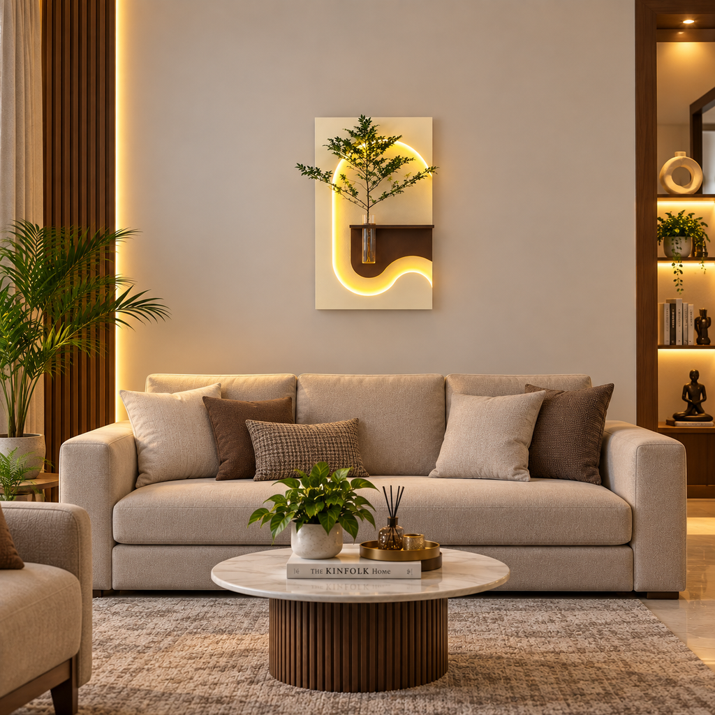 Owesco Wall Decor Decorative LED Modern Art