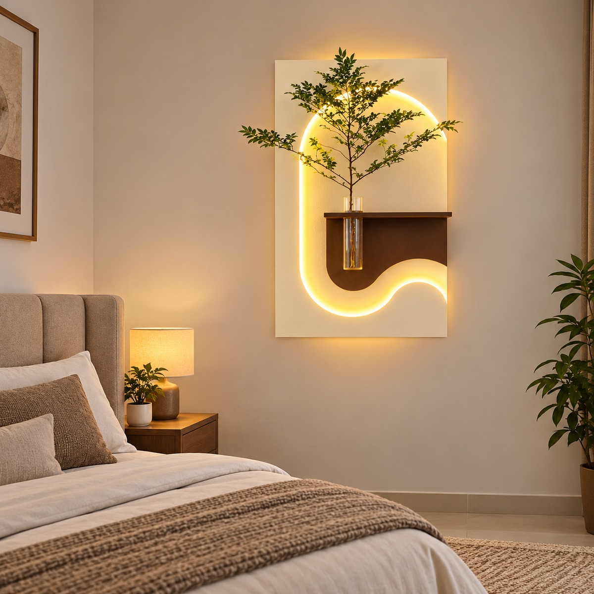 Owesco Wall Decor Decorative LED Modern Art
