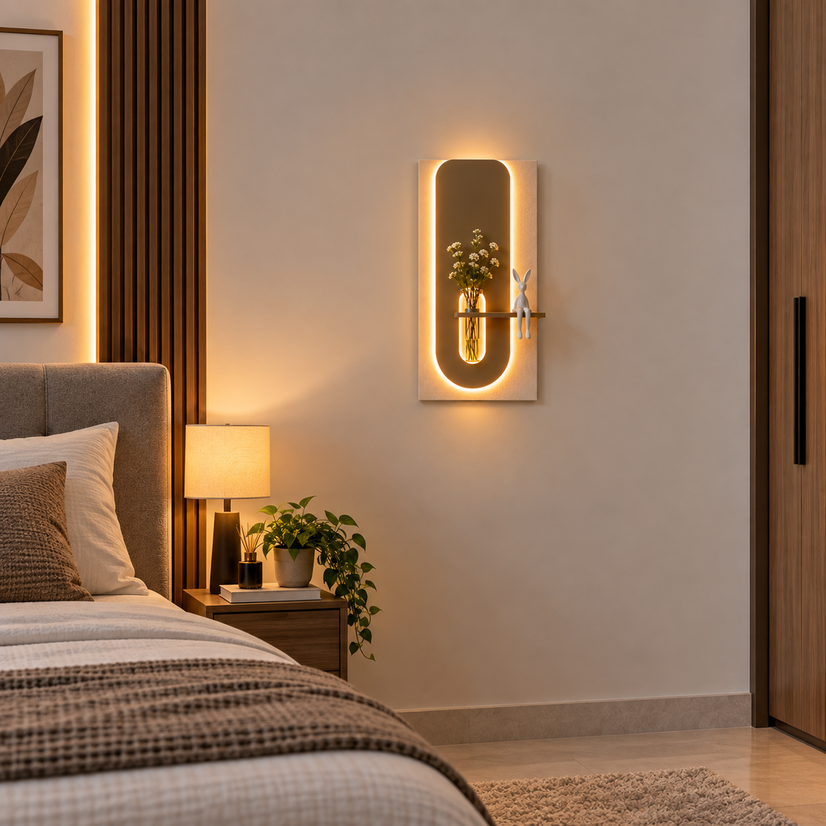 Owesco Wall Decor Decorative LED Modern Art