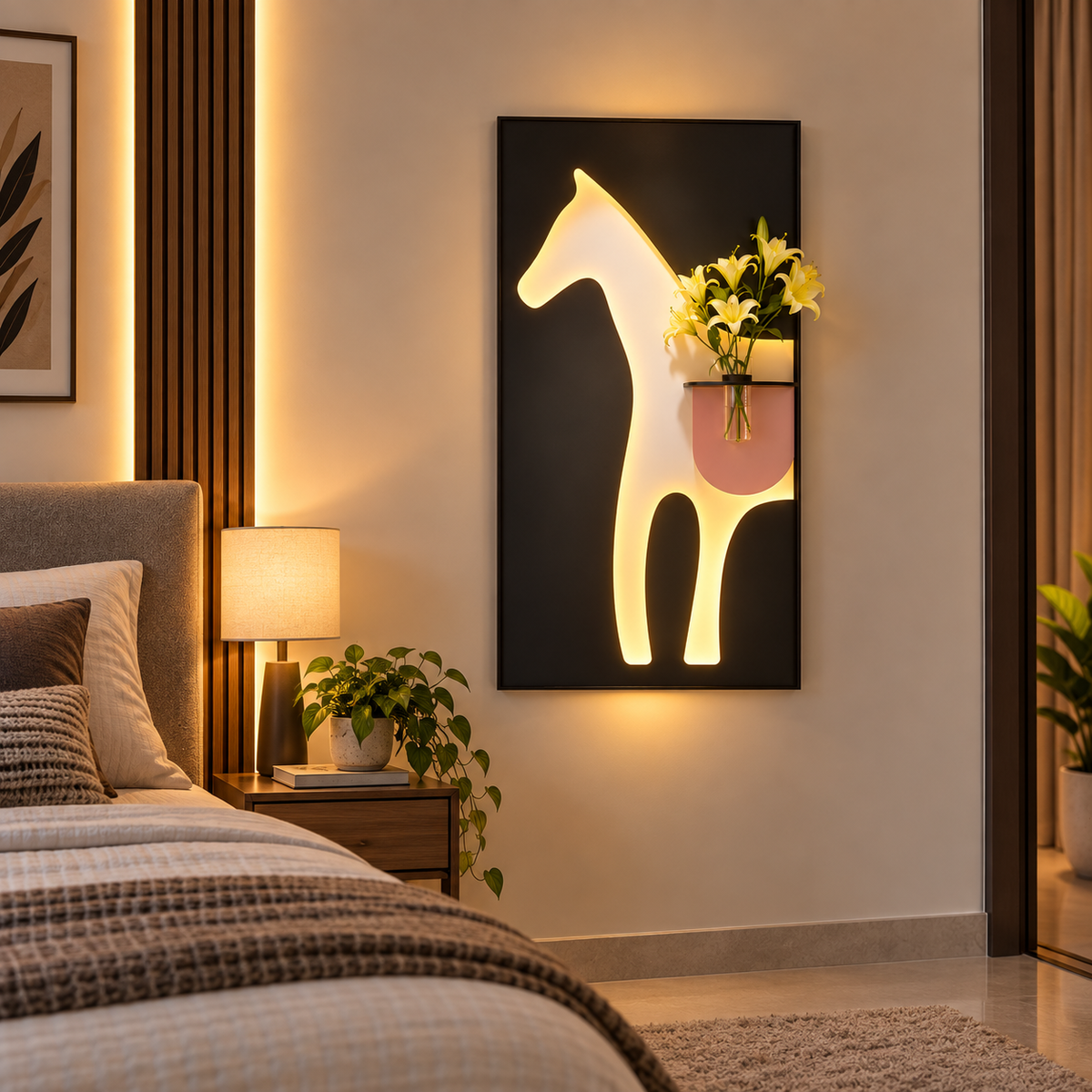 Owesco Wall Decor Decorative LED Modern Art