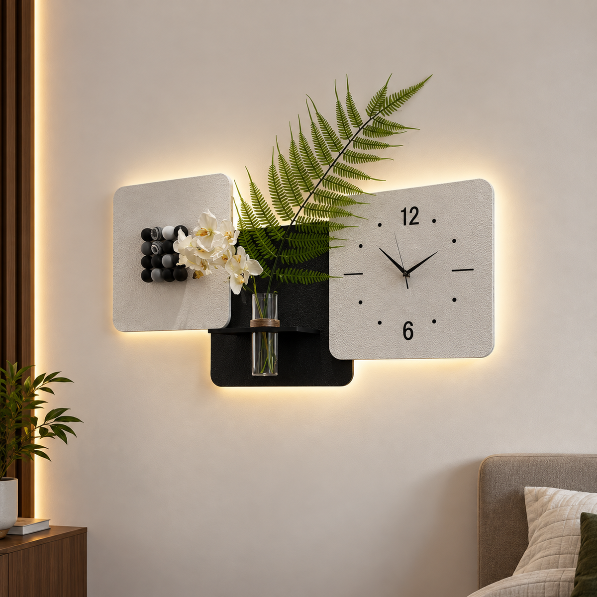 Owesco Wall Decor Decorative LED Modern Art