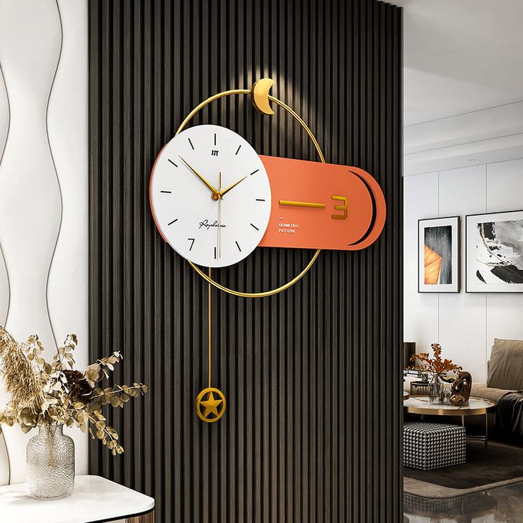 Luxury Geometric Designer Wall Clock