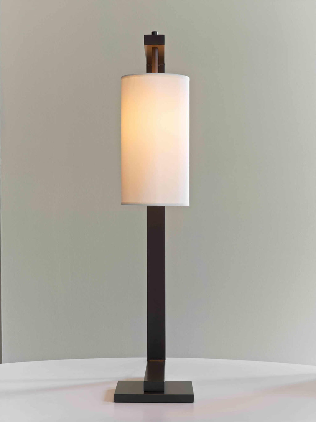 Modern Hanging Table Lamp with Cylinder Shade – Minimalist Metal Design