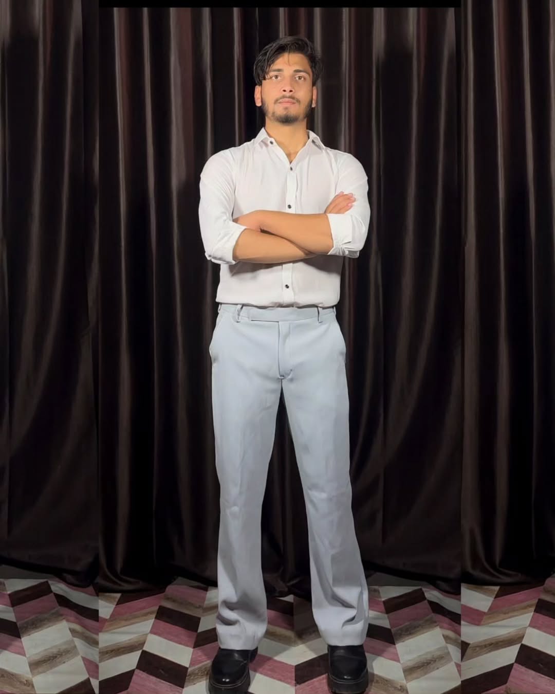 OWESCO Japanese Collection Men’s Minimal Formal Shirt & Tailored Trousers – Elegant Office Wear