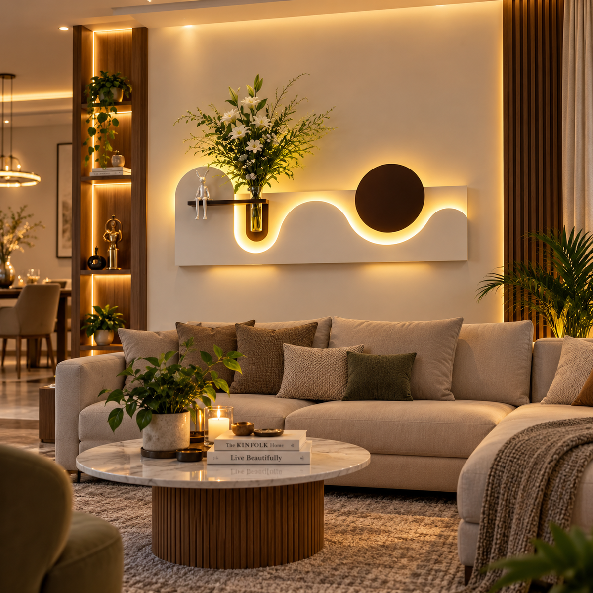 Modern Entrance Wall Decor ✨