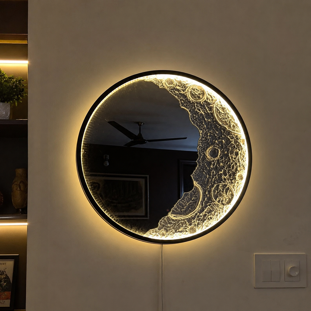 MoonGlow LED Wall Mirror