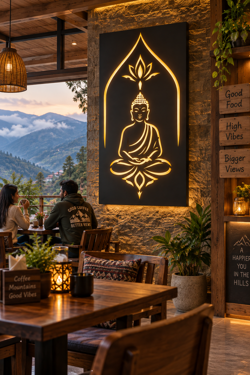 Buddha Mountain Café Wall Art
