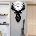 Deer Head Wall Clock – Modern Statement Decor 🦌⏰