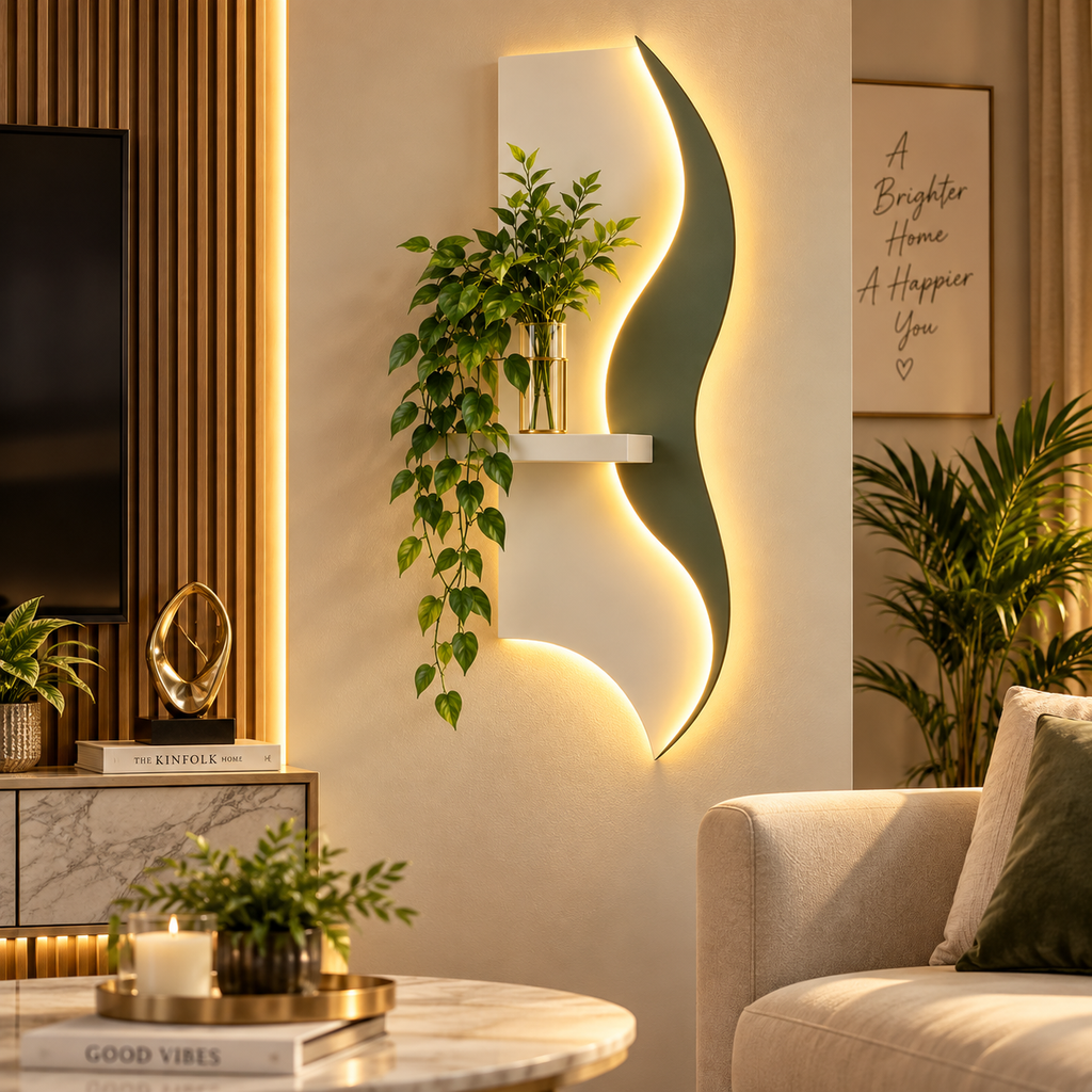Aurora Veil LED Wall Decor