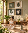 Nature Leaf Wall Art Set
