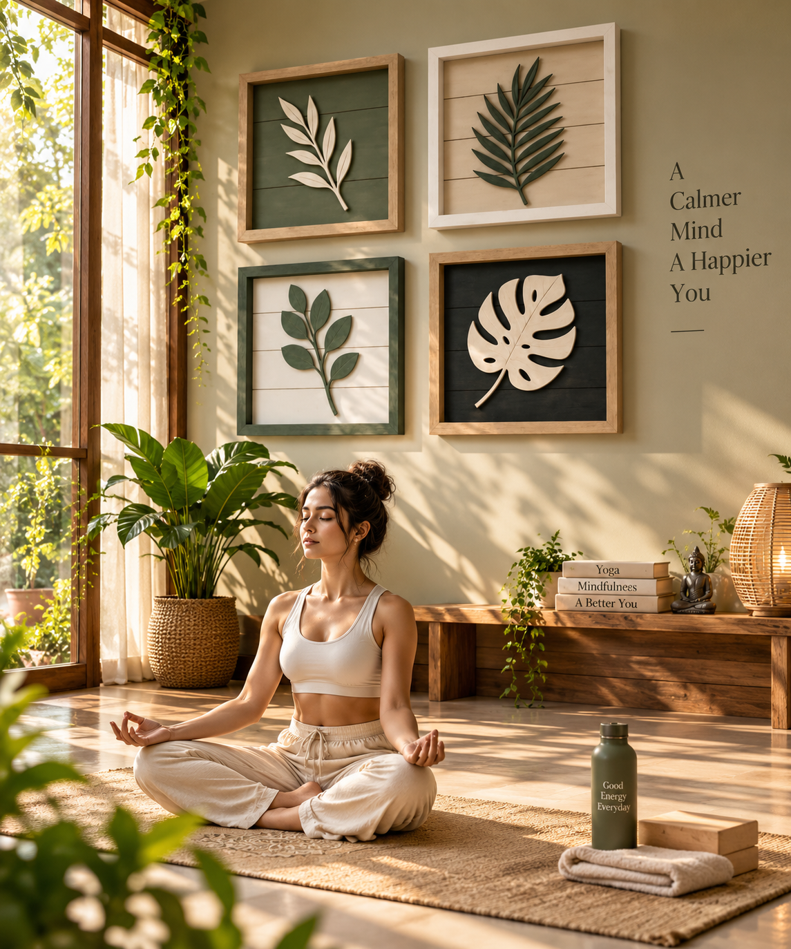 Nature Leaf Wall Art Set