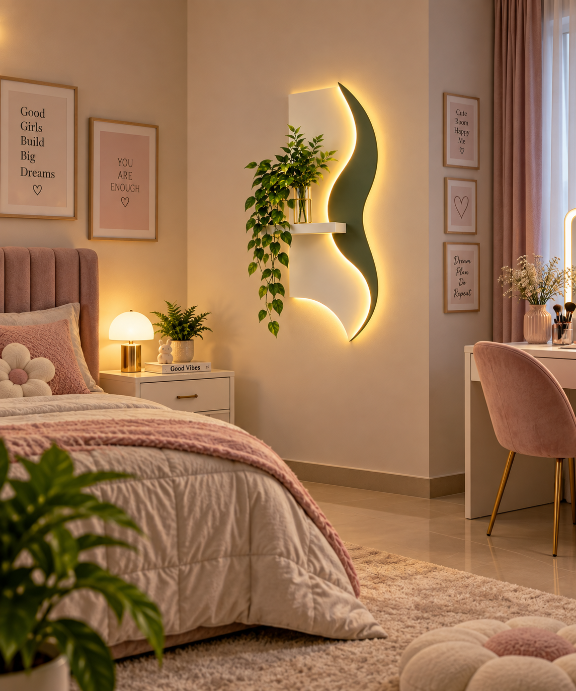 Aurora Veil LED Wall Decor