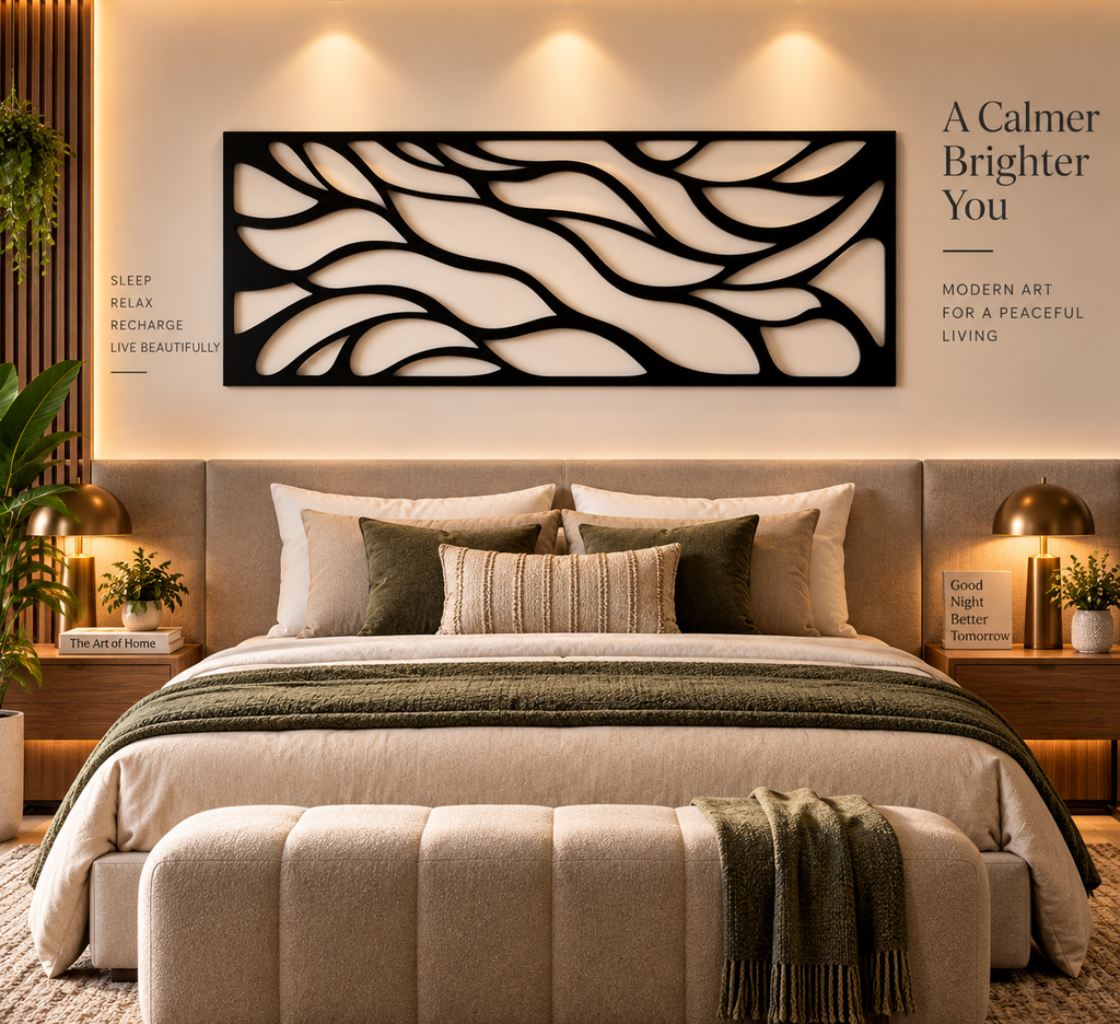 Modern Abstract Black Wall Art ✨