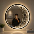 MoonGlow LED Wall Mirror
