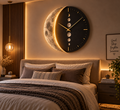 🌙 Luxury Moon Phase Wall Clock