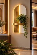 Luxury Arch Wall Decor with Planter