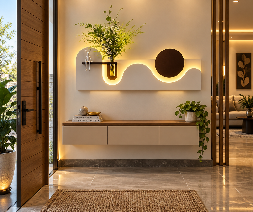 Modern Entrance Wall Decor ✨